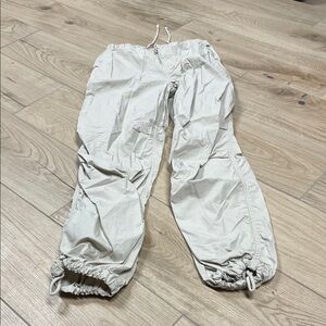 Aritzia Light Gray Track Pants